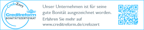 Creditreform Bonitätszertifikat Banner
