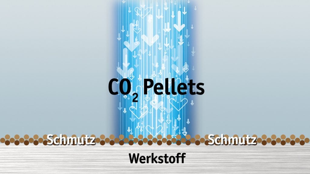 Schritt 1 im Prozess der Trockeneisreinigung