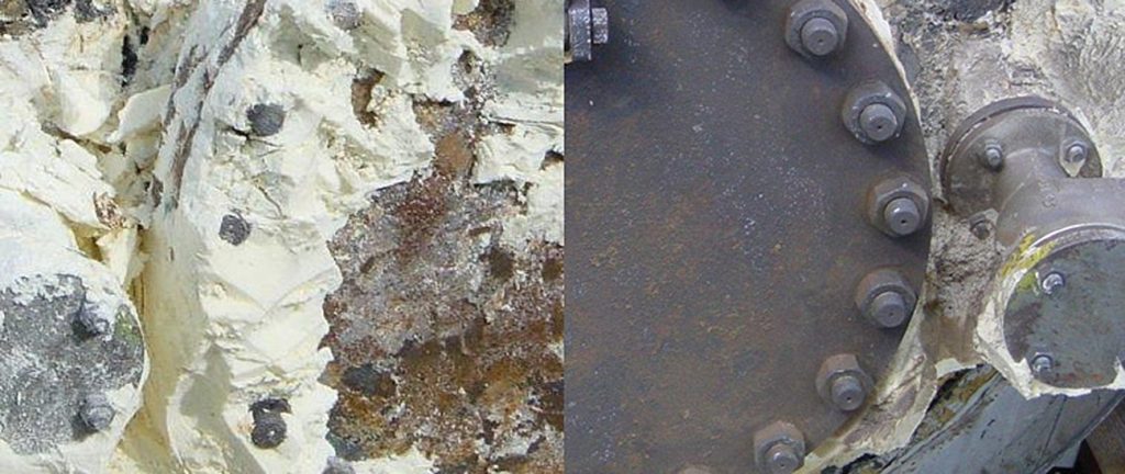 Trockeneisreinigung von Armaturen und Leitungssystemen