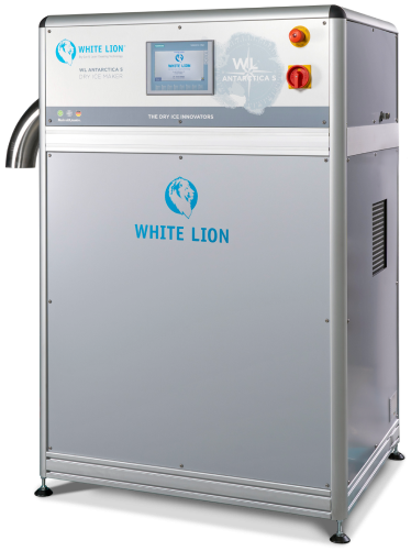 Máquina de hielo seco de White Lion