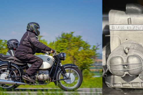 Motorrad mit Trockeneisstrahlen reinigen