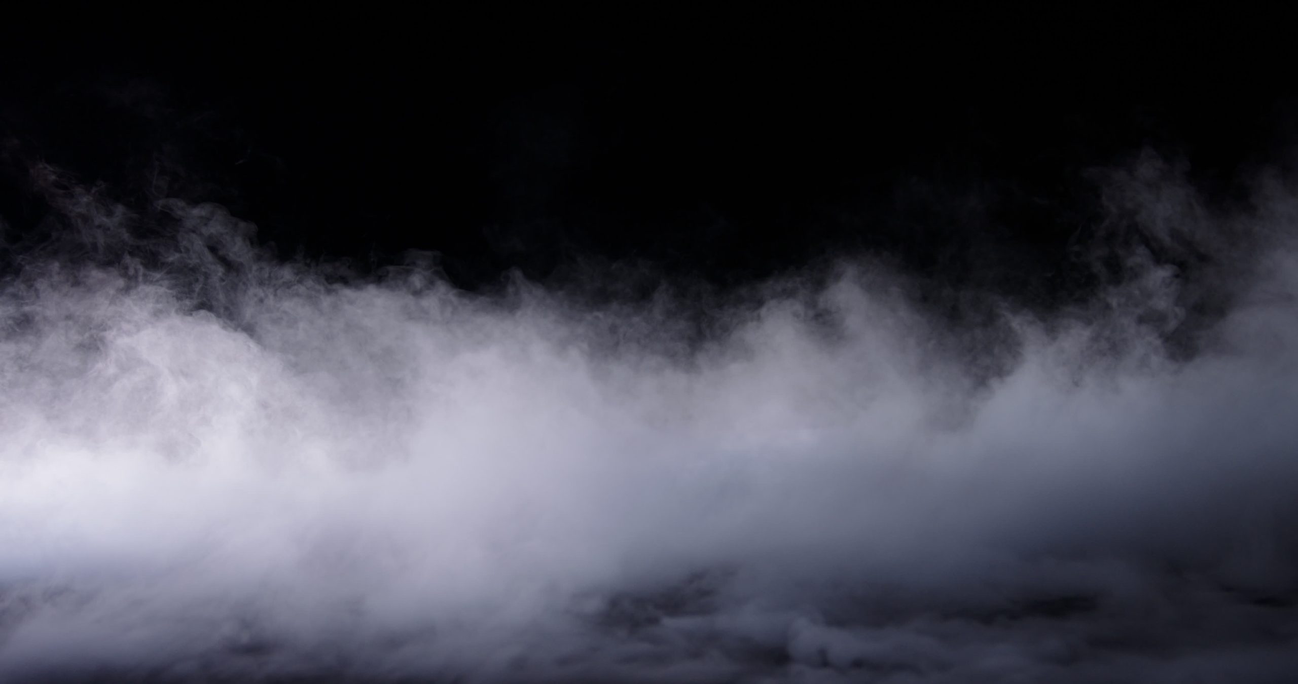 Niebla de suelo de hielo seco