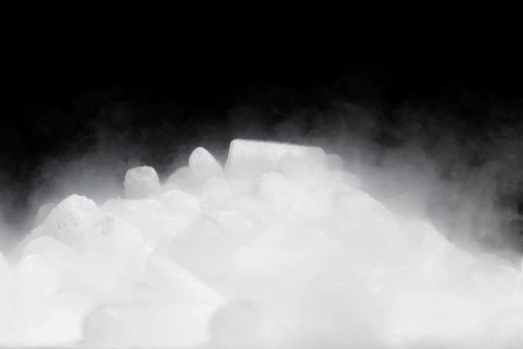 Niebla de hielo seco