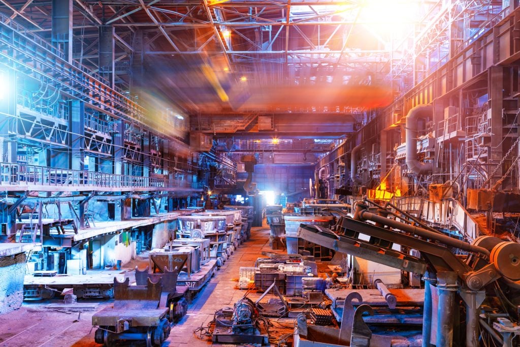 Cold stretching in the metal industry