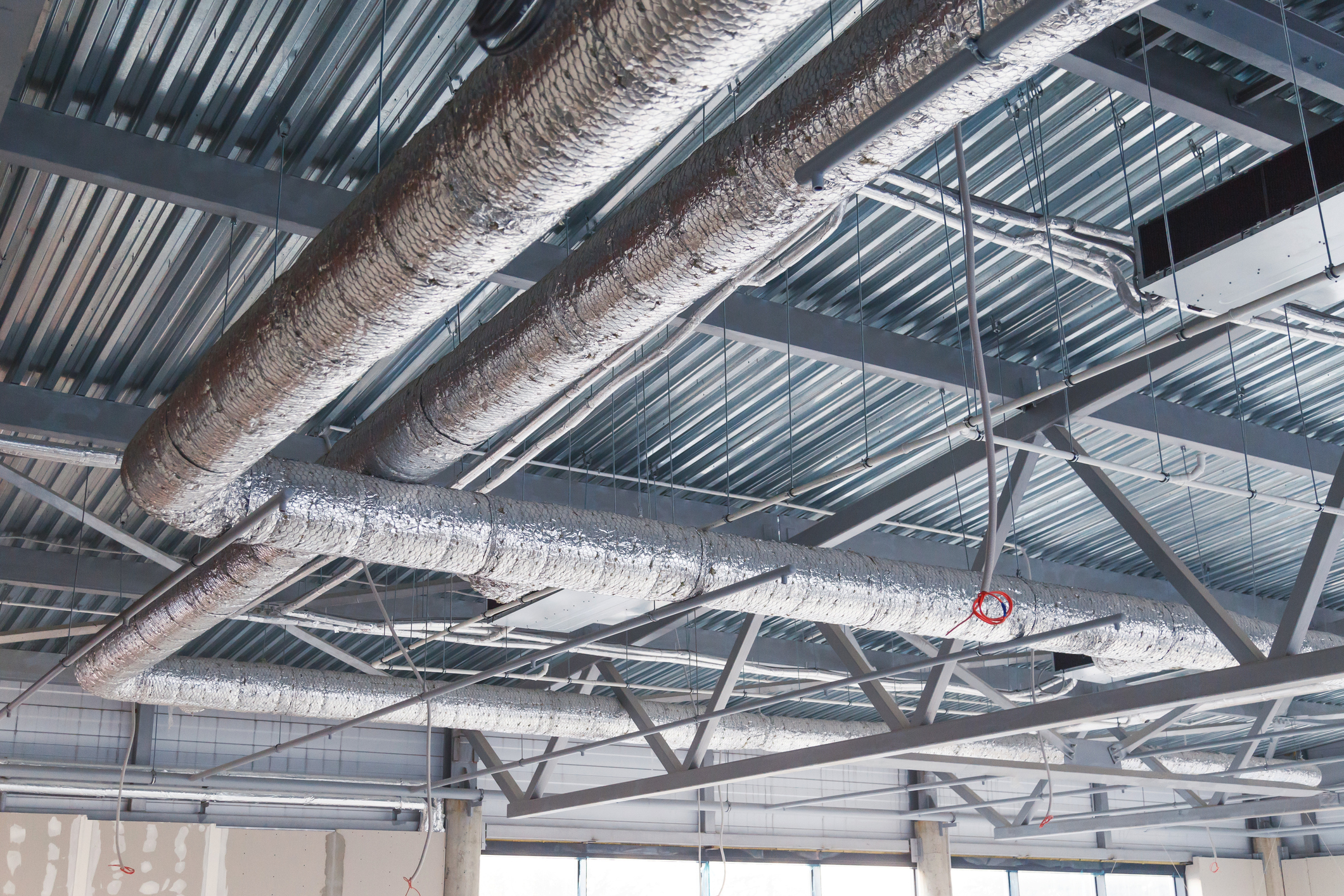 Limpieza del sistema de ventilación con limpieza criogénica