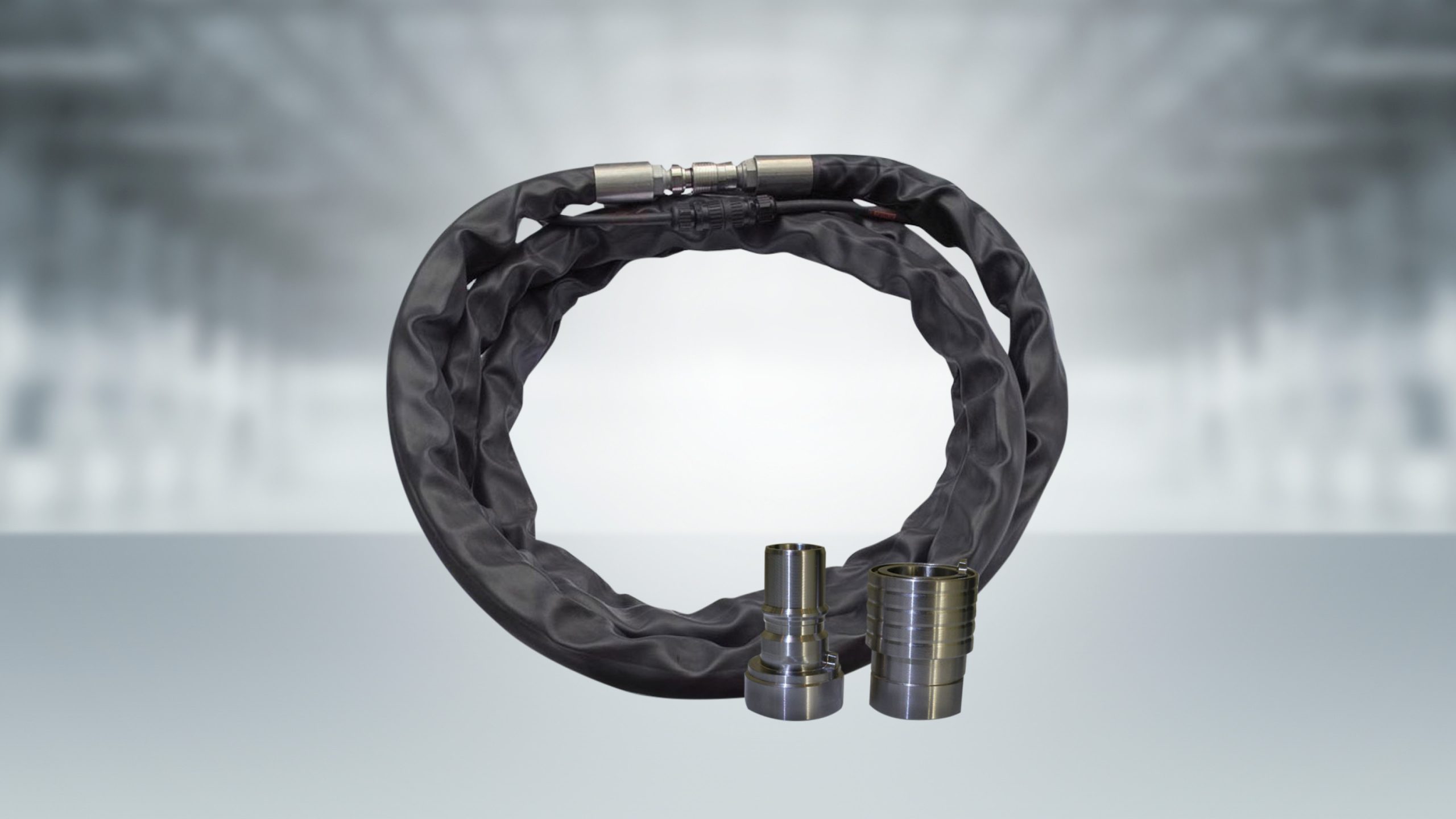 Blasting hose/hose package in 1/2-, 3/4- and 1-inch