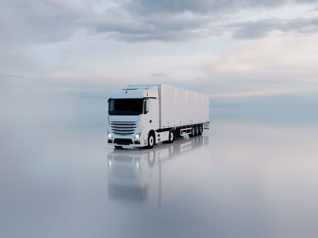 Sauberer Lkw dank Trockeneisstrahlen