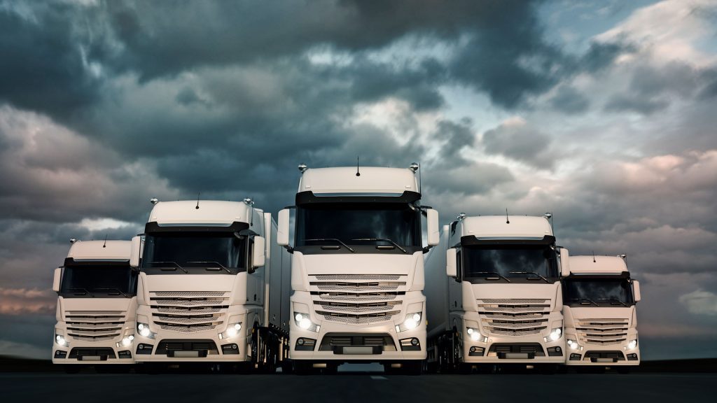Lkw Flotte sauber halten mit Trockeneisstrahlen